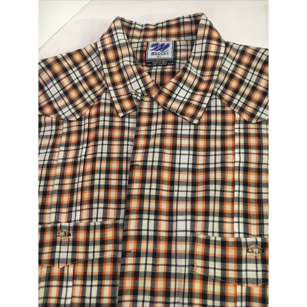 mecca mens shirt Xl Plaid